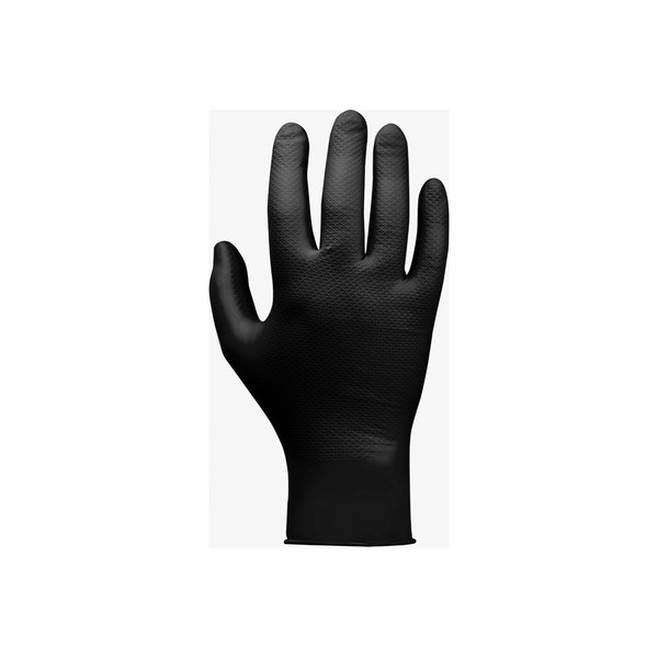 JETA SAFETY JSN NATRIX, перчатки нитриловые, черные, (XL), упаковка 50 штук