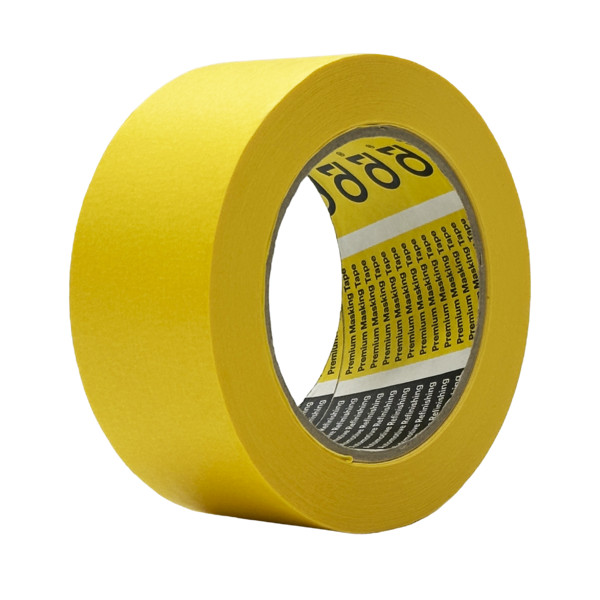 Q1 PREMIUM, лента маскирующая, 48 мм х 50 м, 110°С, желтая