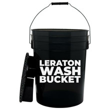 LERATON CARWASH DETAILING BUCKET WBB, ведро для мойки авто с сепаратором, черное, 20 л