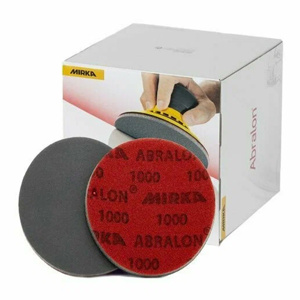 MIRKA ABRALON P1000, 150 мм, диск абразивный на тканево-поролоновой основе