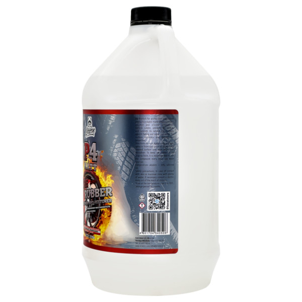 LERATON P4 MATT TYRE RUBBER, кондиционер шин и резиновых изделий, канистра 3.8 л
