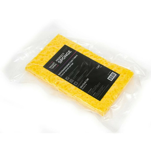 SMART OPEN PERFECT SPONGE, губка крупнопористая, 20х12х6 см