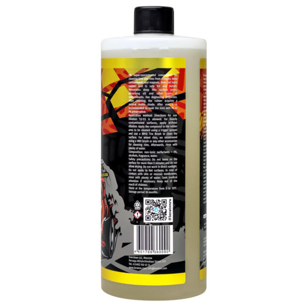 LERATON G11 STRONG, очиститель покрышек и колесных дисков, флакон 1 л