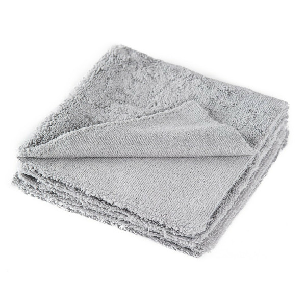 GLOSSWORK EDGELESS380 MICROFIBER TOWEL, микрофибра, серая, 40х40 см, 380 гр, в пакете