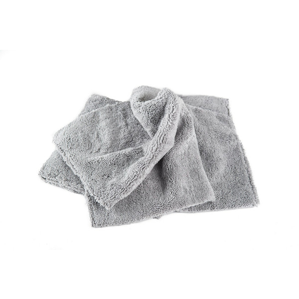 GLOSSWORK EDGELESS380 MICROFIBER TOWEL, микрофибра, серая, 40х40 см, 380 гр, в пакете