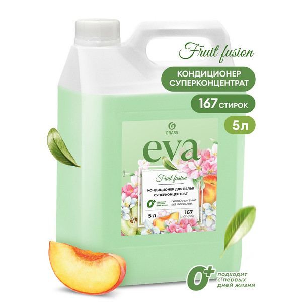 GRASS EVA FRUIT FUSION, кондиционер для белья, канистра 5 кг