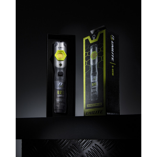 UNILITE ФОНАРЬ инспекционный COB 625 Lm + SMD 250 Lm + УФ, 2500 mAh