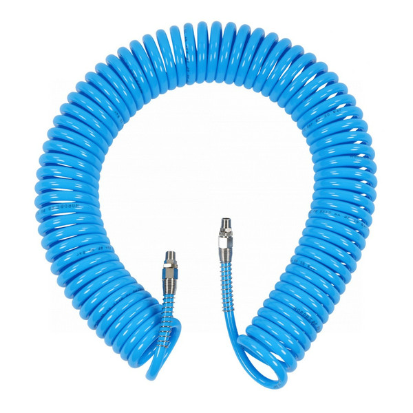 ШЛАНГ пневматический, спиральный, PU, 8x12 мм, 16 м, 1/4