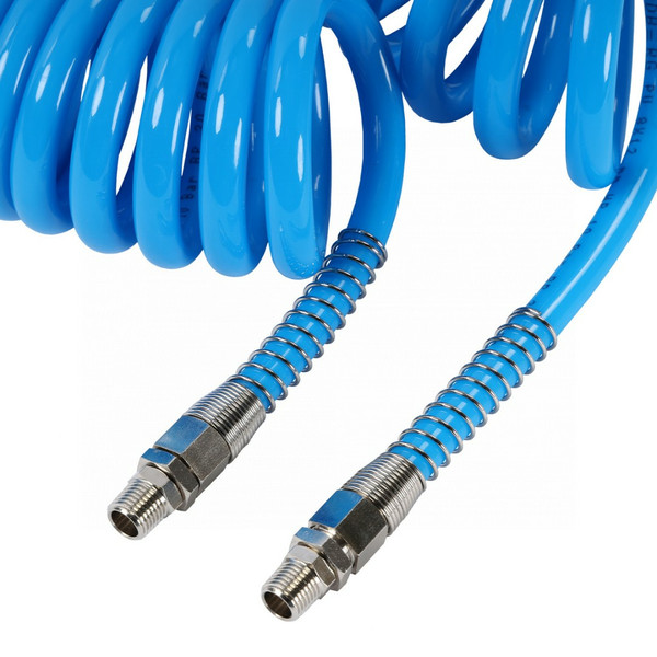 ШЛАНГ пневматический, спиральный, PU, 8x12 мм, 16 м, 1/4