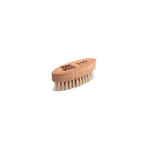 FOAM HEROES NATURAL BOAR'S HAIR BRUSH, щетка для очистки кожи, 8.4 х 2.9 см