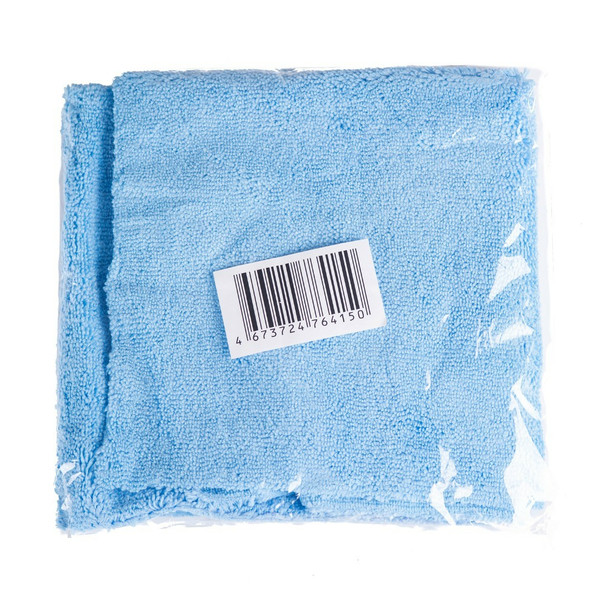 GLOSSWORK EDGELESS380 MICROFIBER TOWEL, микрофибра, голубая, 40х40 см, 380 гр, в пакете