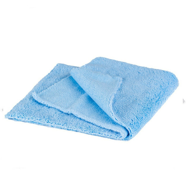 GLOSSWORK EDGELESS380 MICROFIBER TOWEL, микрофибра, голубая, 40х40 см, 380 гр, в пакете