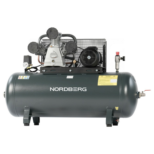 NORDBERG NCP300/950, компрессор поршневой, 380В, 5.5 кВт, 270 л, 950 л/мин