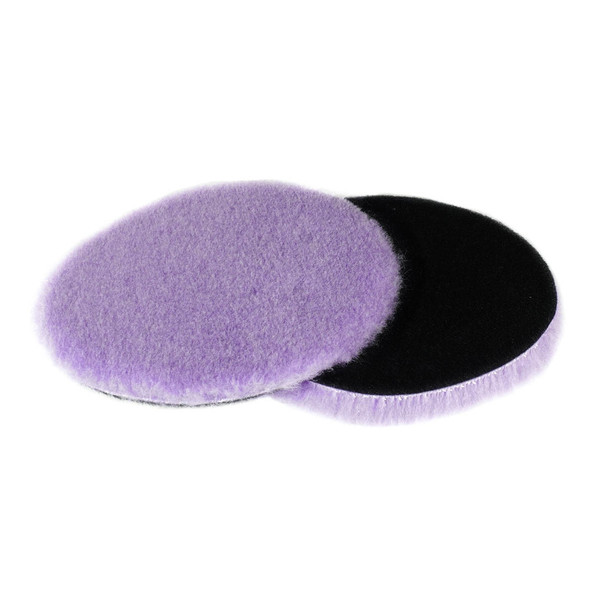 A-302 PURPLE WOOL PAD, круг полировальный, меховой, ворс 8 мм, 155/8 мм