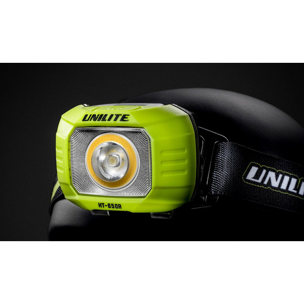 UNILITE ФОНАРЬ налобный сенсорный, 650 Lm COB + 450 Lm CREE, Dual Power