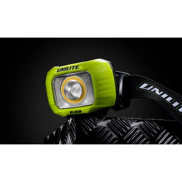 UNILITE ФОНАРЬ налобный сенсорный, 650 Lm COB + 450 Lm CREE, Dual Power