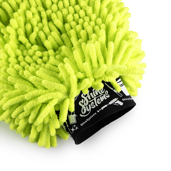 SHINE SYSTEMS CHENILLE WASH MITT, шенилловая рукавица для мойки кузова