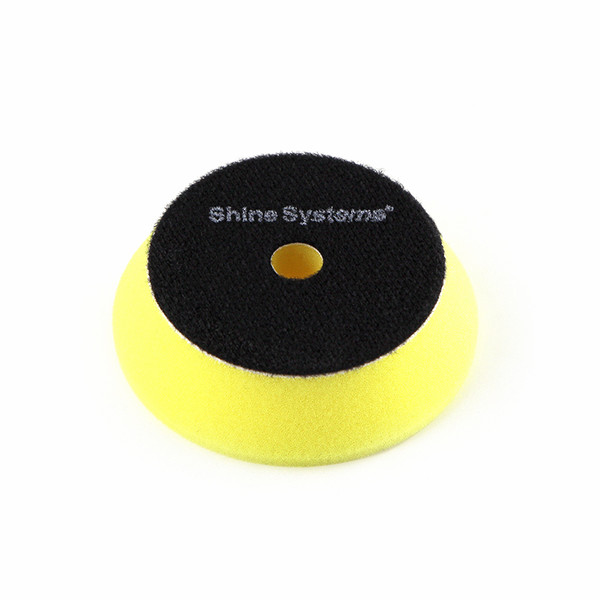 SHINE SYSTEMS DA FOAM PAD YELLOW, круг для полировки, антиголограммный, желтый, 75 мм