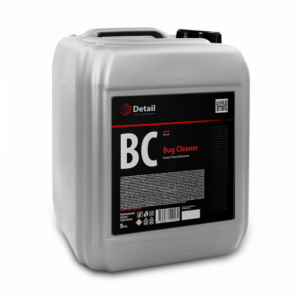 DETAIL BUG CLEANER (BC), очиститель следов от насекомых, канистра 5 л