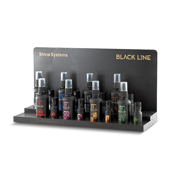 SHINE SYSTEMS AROMATT STAND BLACK LINE, тестер-стенд для автопарфюма Black Line