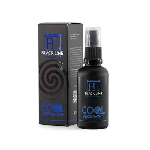 SHINE SYSTEMS BLACK LINE COOLWATER, ароматизатор для авто и дома, спрей 50 мл