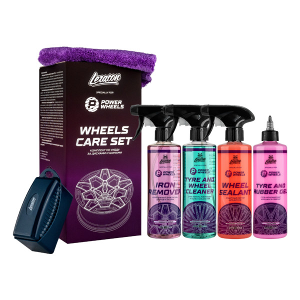 LERATON POWER WHEELS WHEEL CARE SET, набор по уходу за резиной и дисками