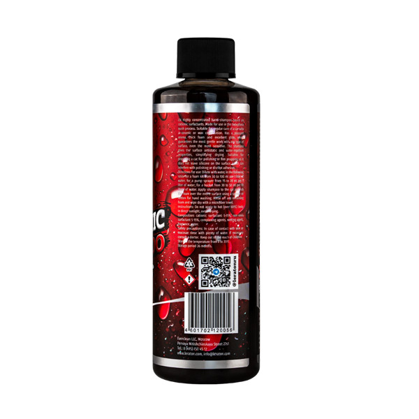 LERATON A2 CATIONIC SHAMPOO COLA, катионный шампунь для ручной мойки, флакон 473 мл
