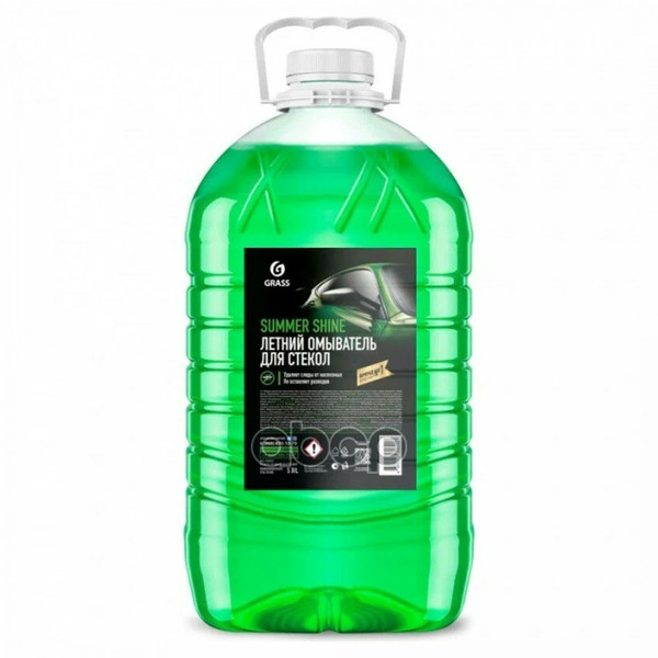 GRASS SUMMER SHINE, стеклоомывающая жидкость, ПЭТ 5 л
