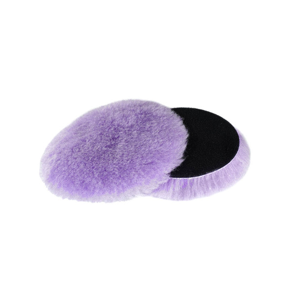 A-302 PURPLE WOOL PAD RO, круг полировальный, меховой, ворс 23 мм, 130/23 мм
