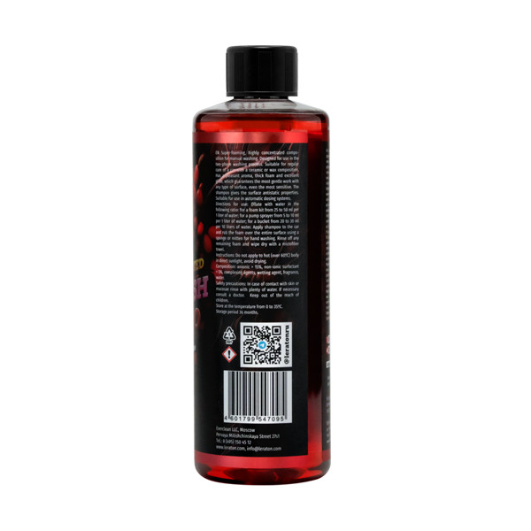 LERATON A3 HAND WASH SHAMPOO BARBERRY, шампунь для ручной мойки, флакон 473 мл