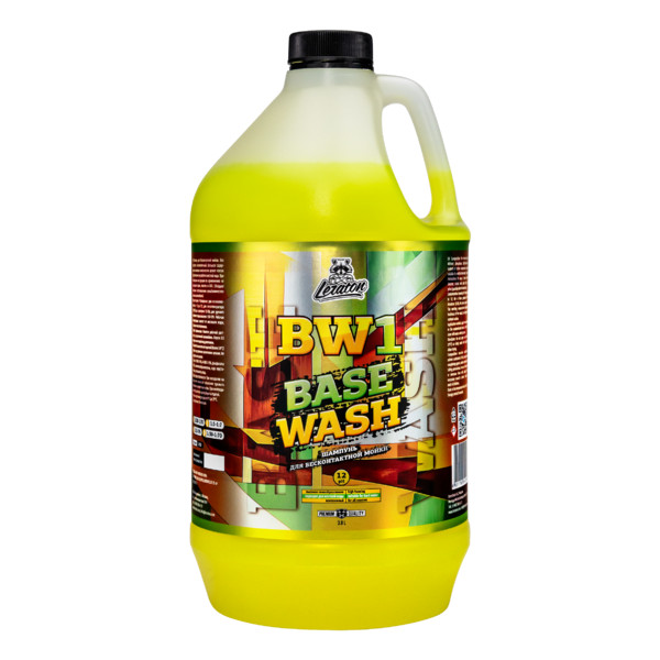 LERATON BW1 BASE WASH, активная пена для бесконтактной мойки, канистра 3.8 л