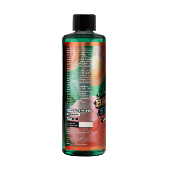LERATON A3 HAND WASH SHAMPOO MINT GUM, шампунь для ручной мойки, флакон 473 мл