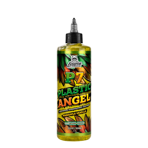 LERATON P7 PLASTIC ANGEL PINEAPPLE VANILLA, очиститель-кондиционер пластика, флакон 473 мл