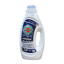 SIPOM POWER BLACK, гель-концентрат для стирки черного белья, флакон 1 л