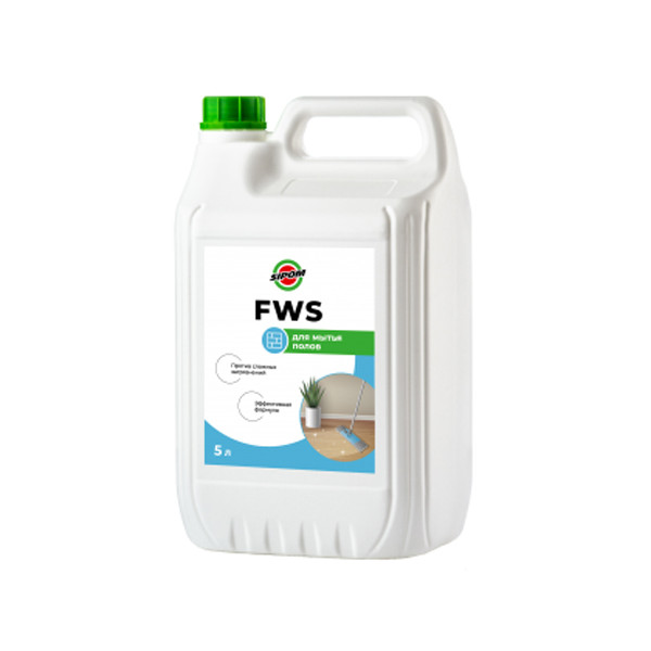 SIPOM FWS FLOOR WASH STRONG, щелочное средство для мытья полов, канистра 5 л