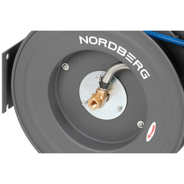 NORDBERG КАТУШКА с пневматическим шлангом, 8х12 мм, гибридный PVC, 20 м