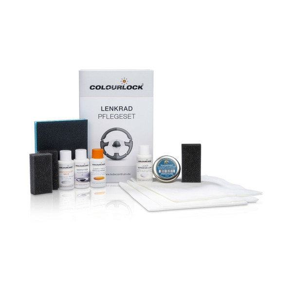 COLOURLOCK LEDERREPARATUR SET LENKRAD SCHWARZ ND, комплект для ремонта кожаного руля, черный
