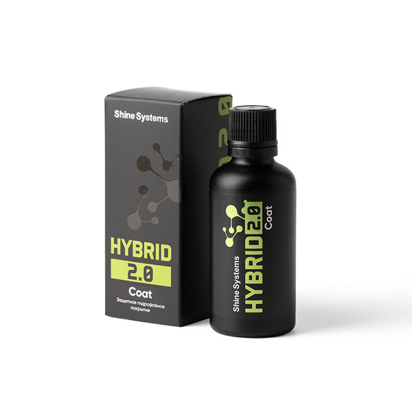 SHINE SYSTEMS HYBRID COAT 2.0, керамическое покрытие для кузова, флакон 50 мл