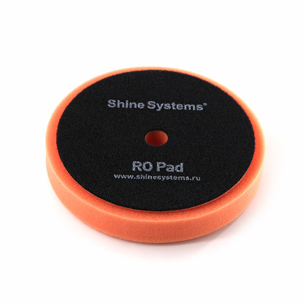 SHINE SYSTEMS RO FOAM PAD ORANGE, круг для полировки, мягкий, оранжевый, 130 мм