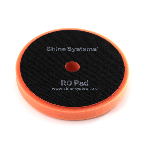 SHINE SYSTEMS RO FOAM PAD ORANGE, круг для полировки, мягкий, оранжевый, 155 мм