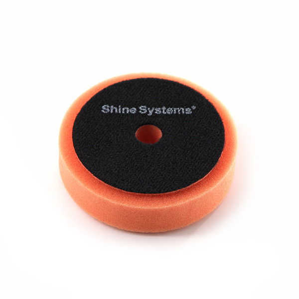 SHINE SYSTEMS RO FOAM PAD ORANGE, круг для полировки, мягкий, оранжевый, 75 мм