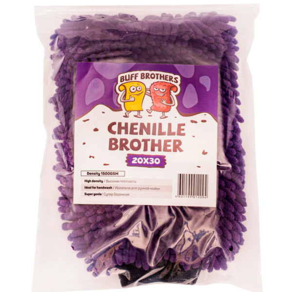 BUFF BROTHERS CHENILLE BROTHER, деликатная варежка для мойки