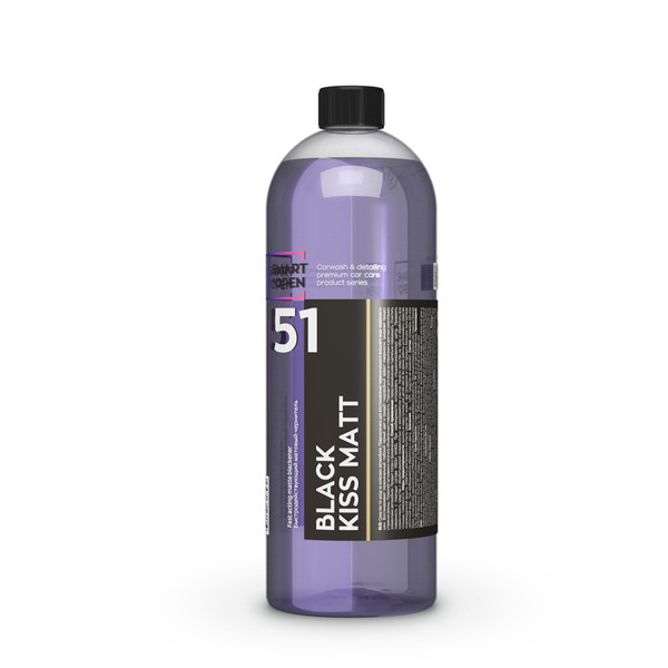 SMART OPEN BLACK KISS MATT 51, матовый чернитель резины, флакон 1 л