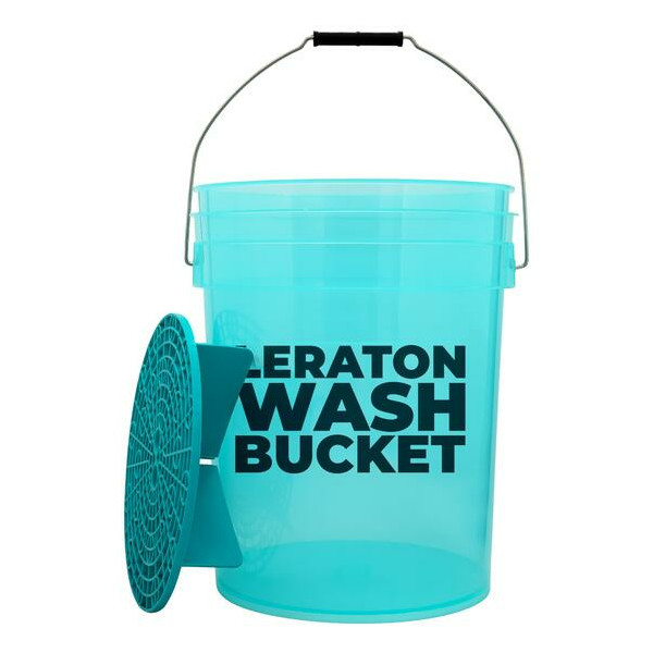 LERATON CARWASH DETAILING BUCKET WBT, ведро для мойки авто с сепаратором, бирюзовое, 20 л