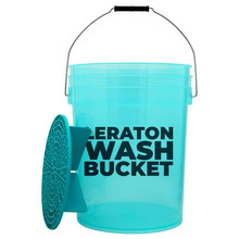 LERATON CARWASH DETAILING BUCKET WBT, ведро для мойки авто с сепаратором, бирюзовое, 20 л