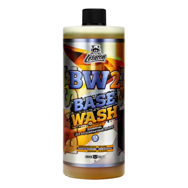 LERATON BW2 BASE WASH, активная пена для бесконтактной мойки, флакон 1 л