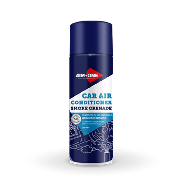 AIM-ONE CAR AIR CONDITIONER SMOKE GRENADE, очиститель кондиционера, дымовая шашка, аэрозоль 200 мл