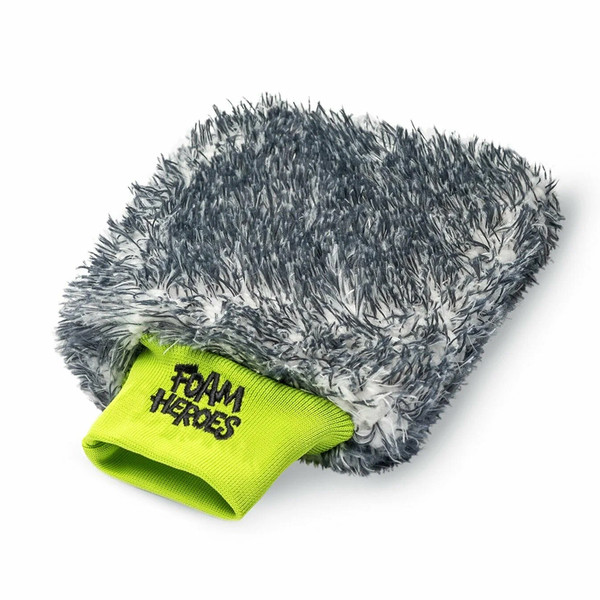 FOAM HEROES SLIDE GLIDE MITT, варежка из микрофибры для мойки автомобиля, 17.5х23 см, 1400 г/м2