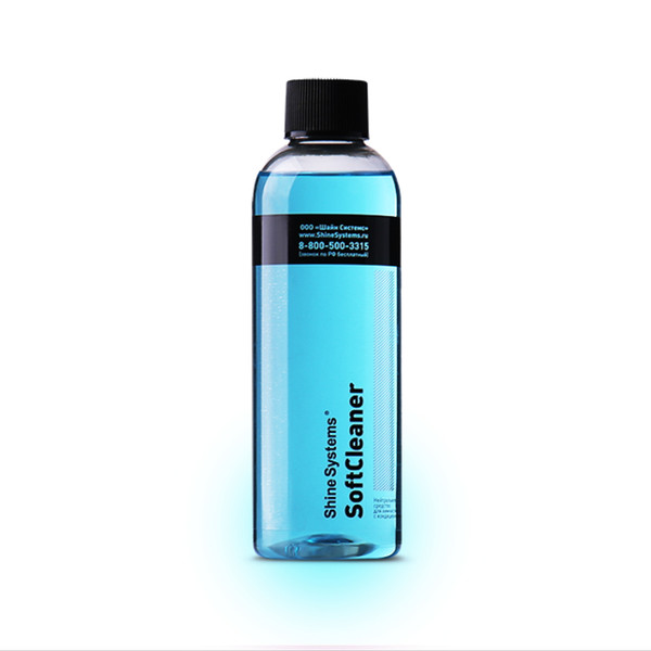 SHINE SYSTEMS SOFTCLEANER, нейтральное средство для химчистки с кондиционером, флакон 200 мл