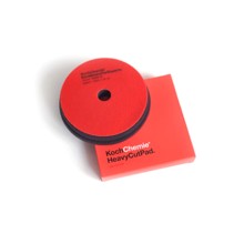 KOCH HEAVY CUT PAD, круг полировальный, твердый, красный, V-Form, 126x23 мм